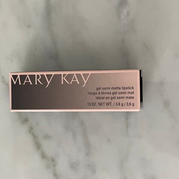 Mary Kay  Poppy Please Gel Semi - Matte NWT Lipstick Make Up Red Orange - Picture 4 of 6